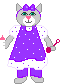 A mother playing with children; Actual size=180 pixels wide
